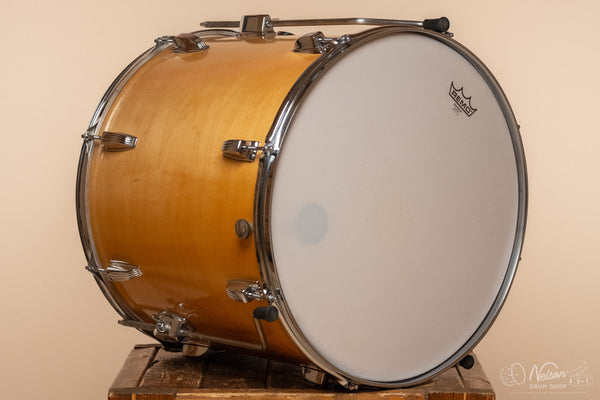 1970s Ludwig 3 ply Floor Tom in Maple Thermogloss - 16x18