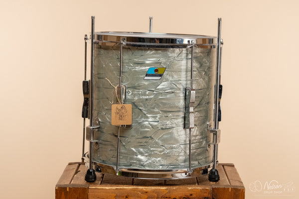 1970s Ludwig 'Clubdate' Floor Tom in Sky Blue Pearl - 14x14