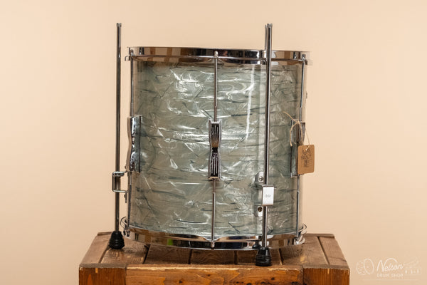 1970s Ludwig 'Clubdate' Floor Tom in Sky Blue Pearl - 14x14