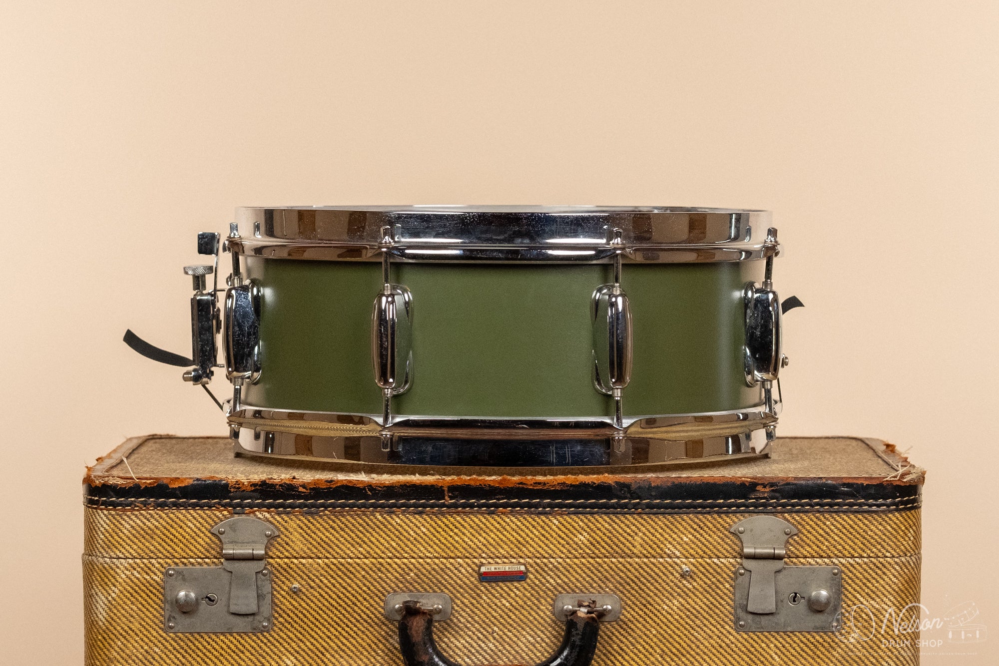 1990s Slingerland Nashville Era Radio King in Forest Green - 5.5x14