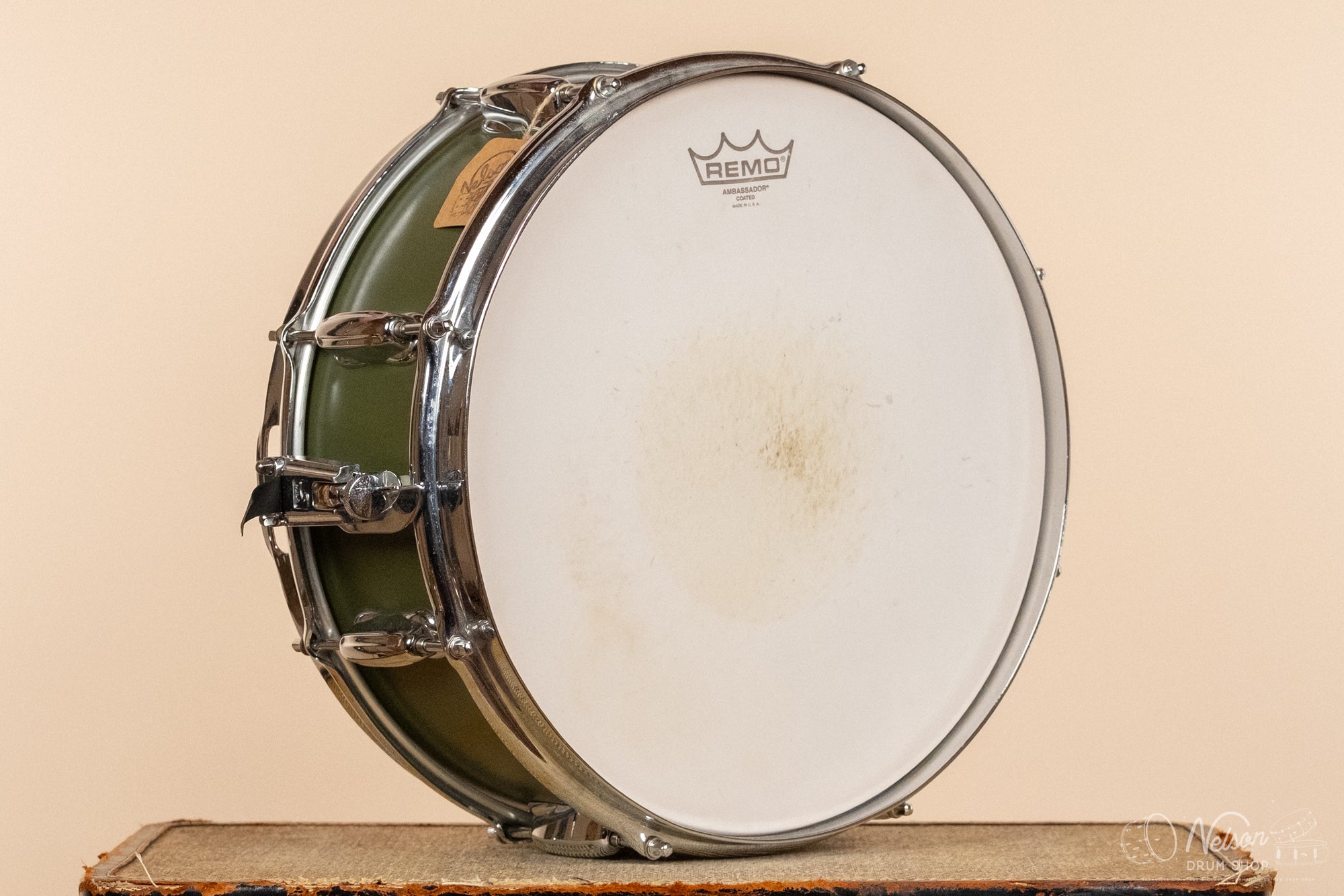 1990s Slingerland Nashville Era Radio King in Forest Green - 5.5x14