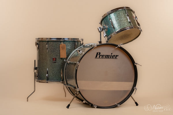 1960s Premier Pre-International Kit in Aqua Sparkle - 14x20, 8x12, 16x16