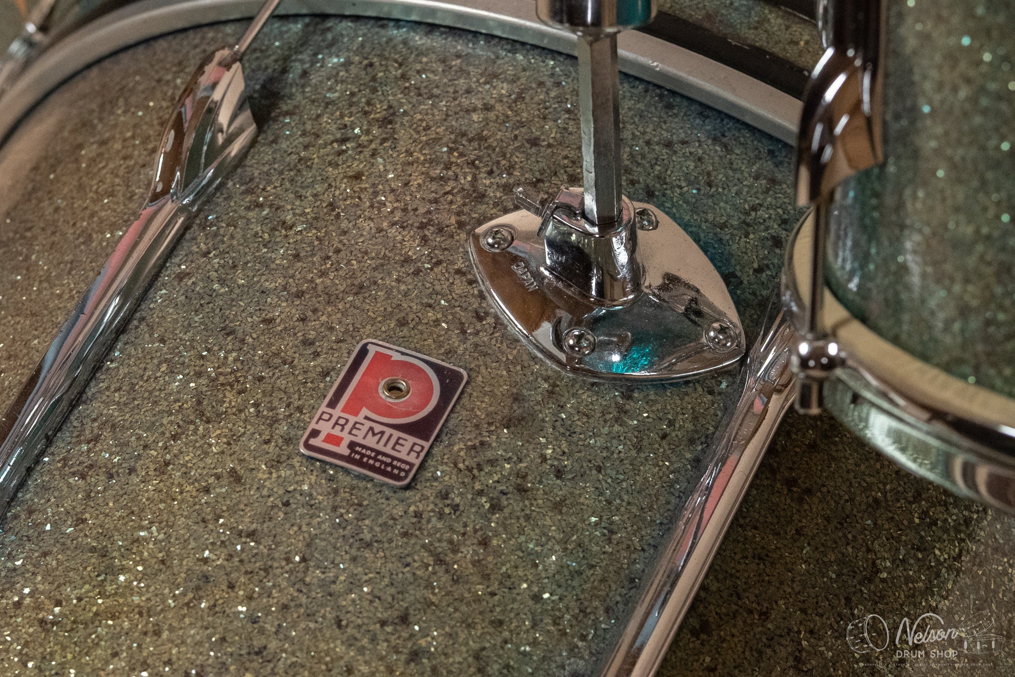 1960s Premier Pre-International Kit in Aqua Sparkle - 14x20, 8x12, 16x16