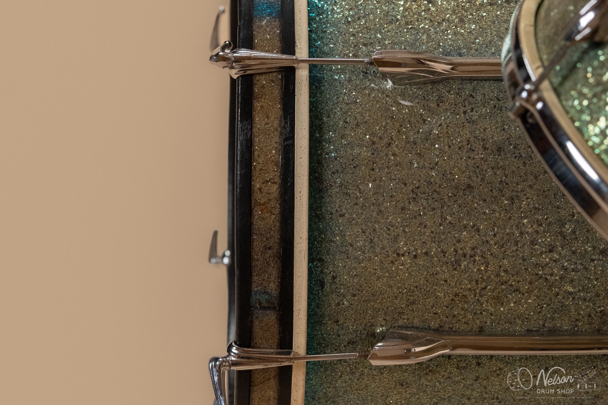 1960s Premier Pre-International Kit in Aqua Sparkle - 14x20, 8x12, 16x16
