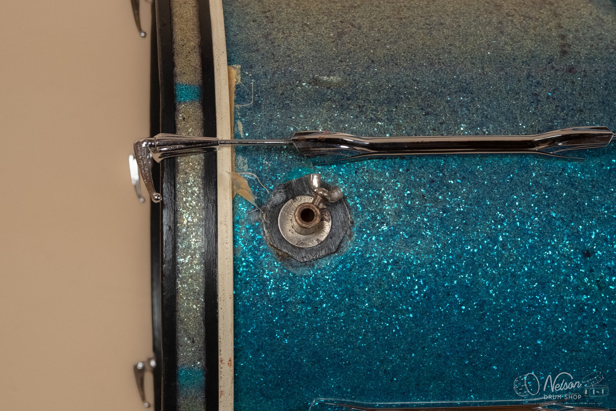 1960s Premier Pre-International Kit in Aqua Sparkle - 14x20, 8x12, 16x16