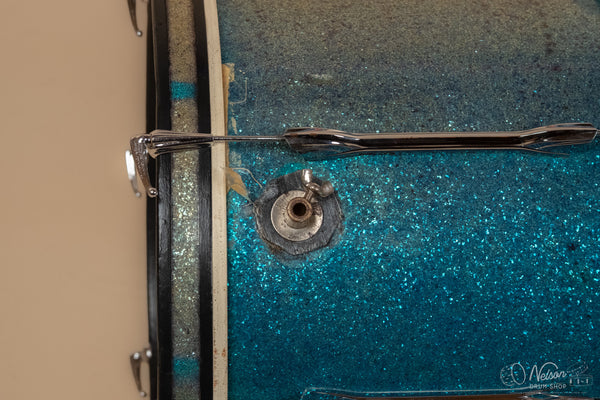 1960s Premier Pre-International Kit in Aqua Sparkle - 14x20, 8x12, 16x16