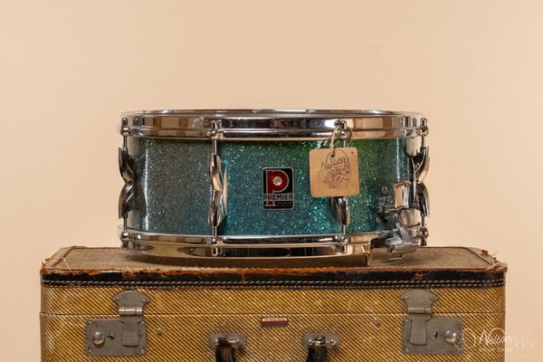 1960s Premier Royal Ace in Aqua Sparkle - 5x14