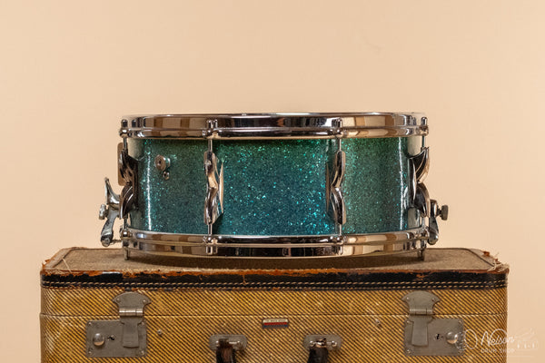 1960s Premier Royal Ace in Aqua Sparkle - 5x14