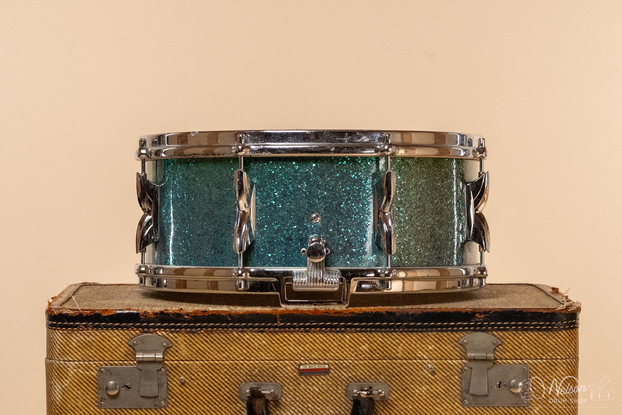 1960s Premier Royal Ace in Aqua Sparkle - 5x14