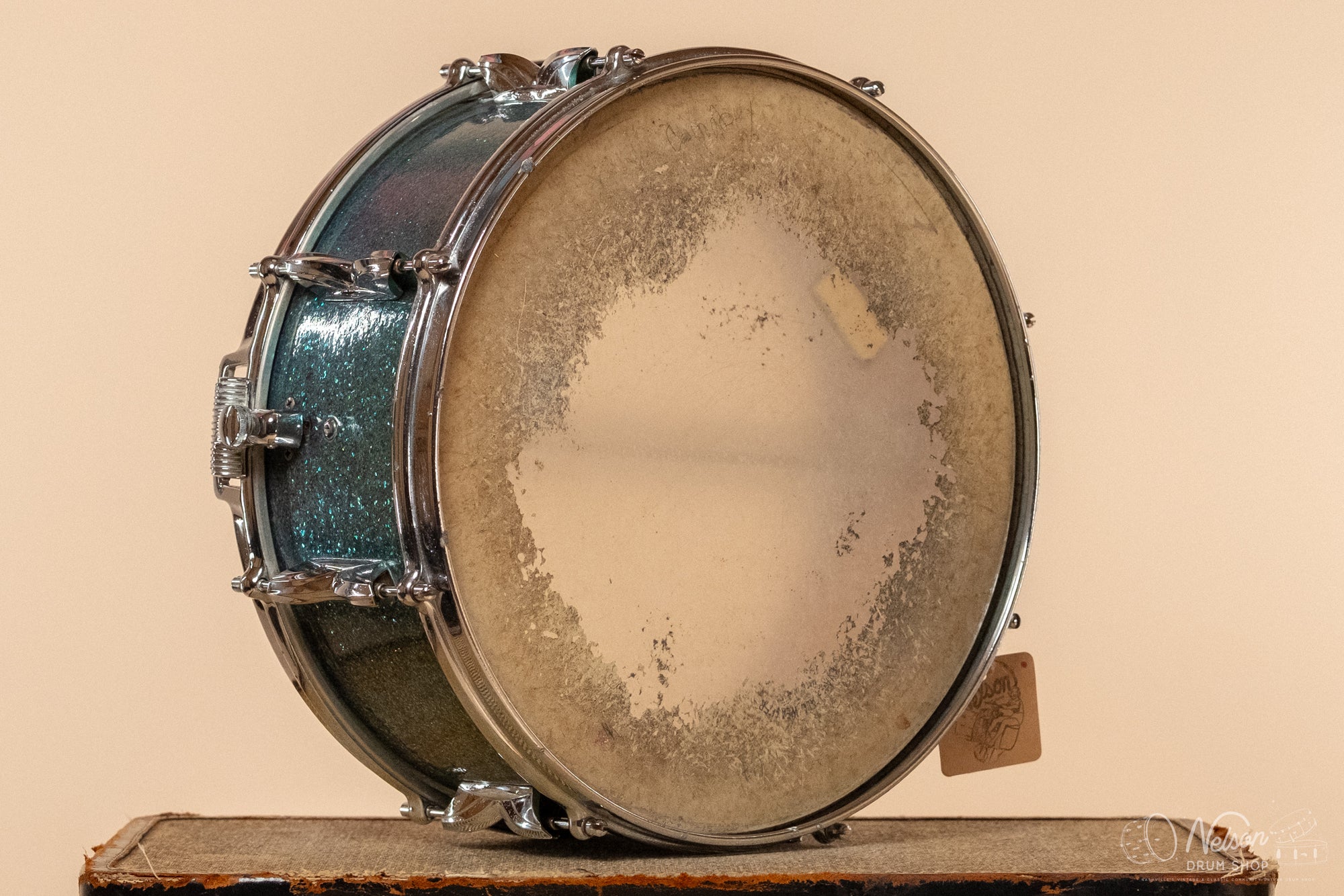 1960s Premier Royal Ace in Aqua Sparkle - 5x14