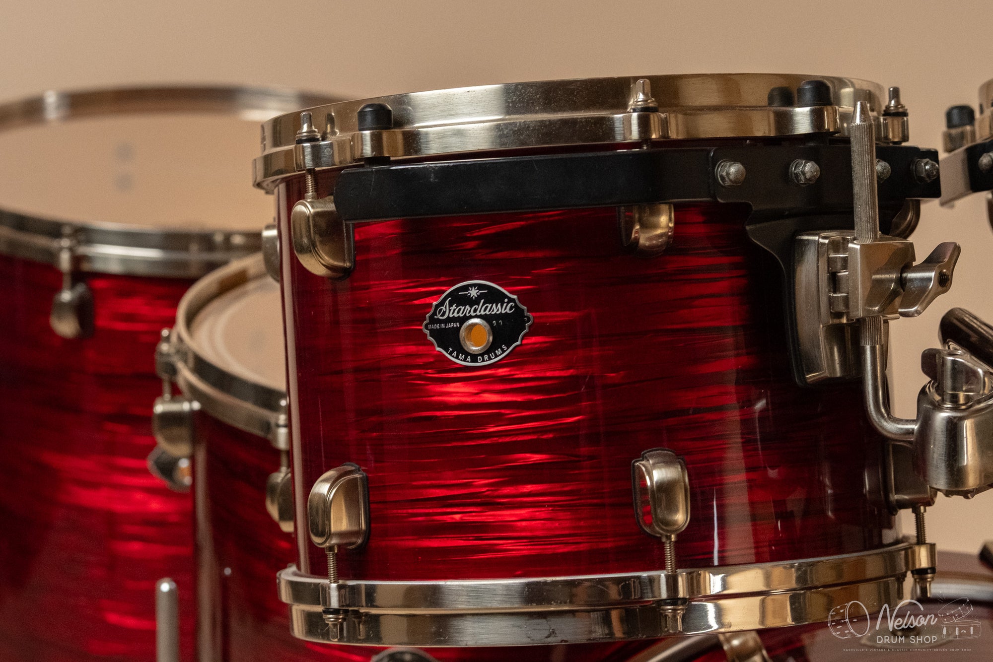 Used Tama Starclassic Maple EFX in Red Silk - 18x22, 16x16, 14x14, 9x12, 8x10