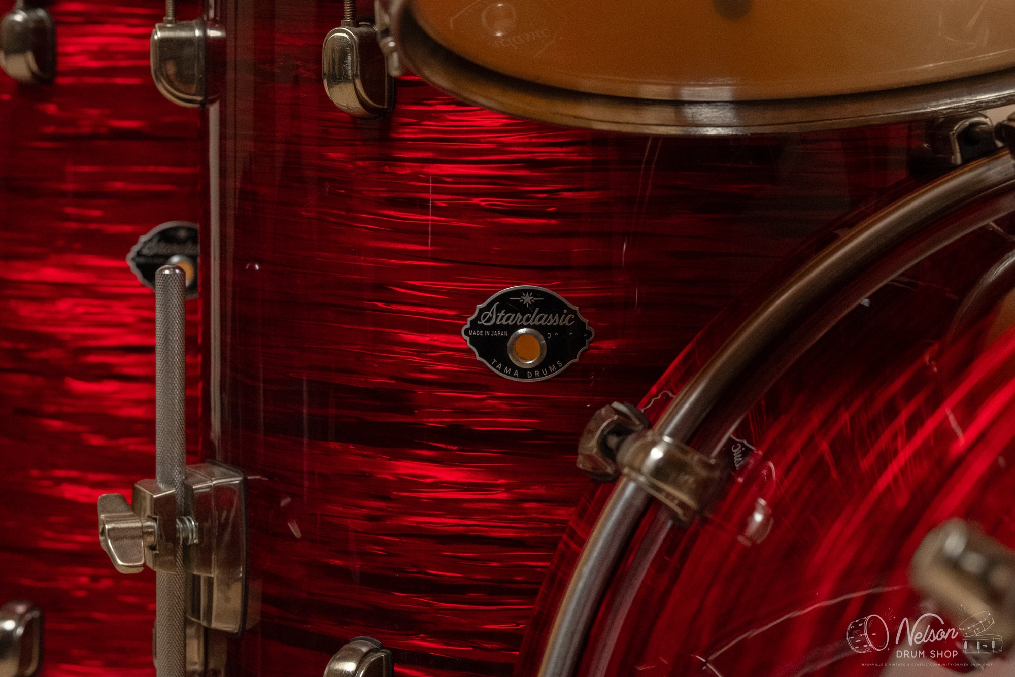 Used Tama Starclassic Maple EFX in Red Silk - 18x22, 16x16, 14x14, 9x12, 8x10
