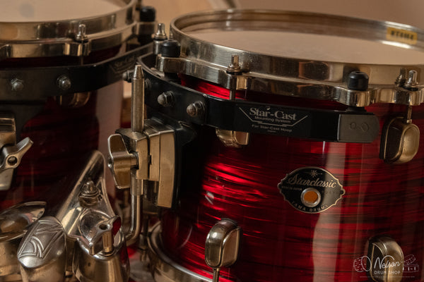 Used Tama Starclassic Maple EFX in Red Silk - 18x22, 16x16, 14x14, 9x12, 8x10