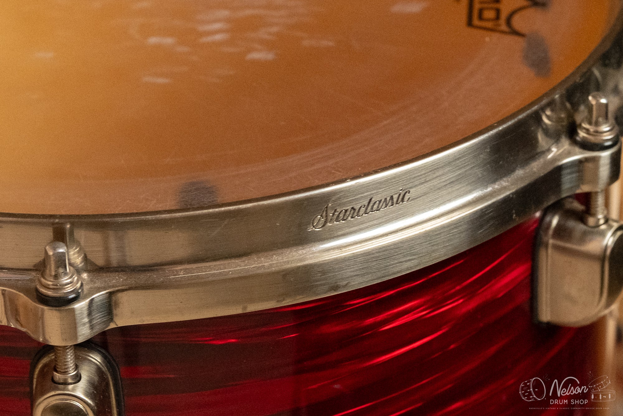 Used Tama Starclassic Maple EFX in Red Silk - 18x22, 16x16, 14x14, 9x12, 8x10