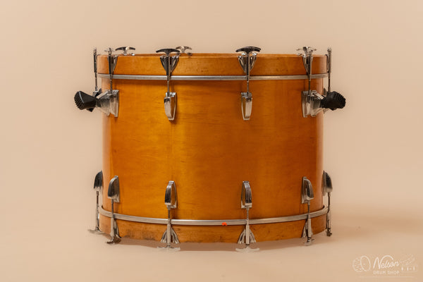 1971 Ludwig 3 ply Bass Drum in Maple Thermogloss - 14x22
