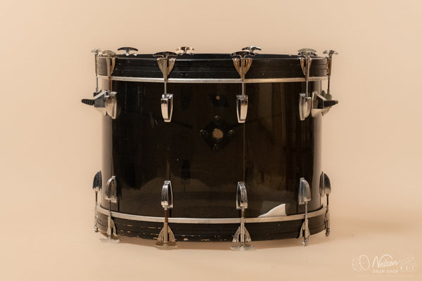 1970s Ludwig Vistalite Bass Drum in Smoke - 14x22