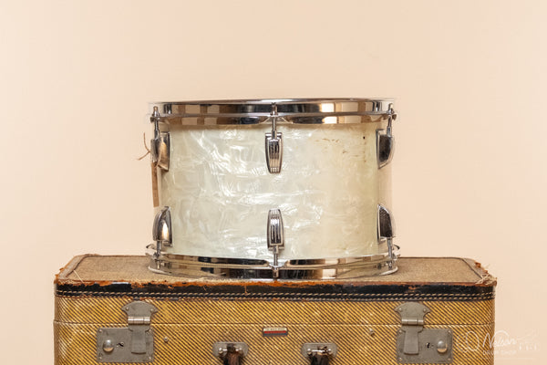 1970s Ludwig Tom in White Marine Pearl - 8x12