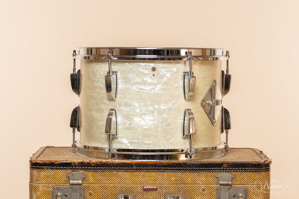 1960s Ludwig Tom in White Marine Pearl - 9x13