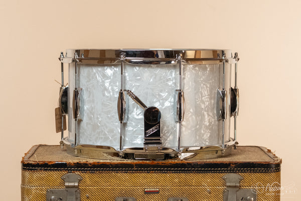 Gretsch 'Broadkaster' in White Marine Pearl - 8x14