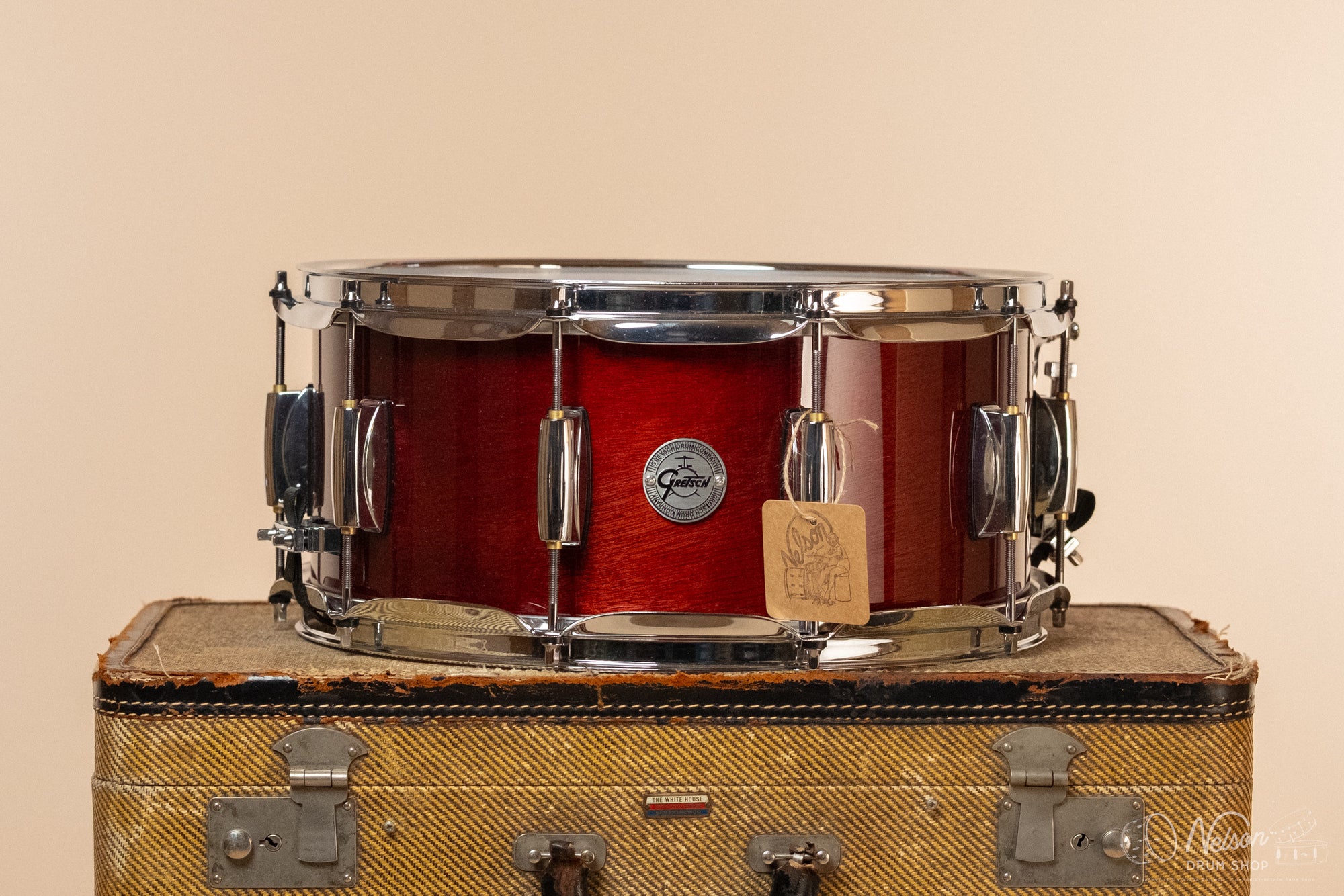 Gretsch S1-6514-MMG Full Range Maple/Mahogany in in Red Stain Gloss - 6.5x14