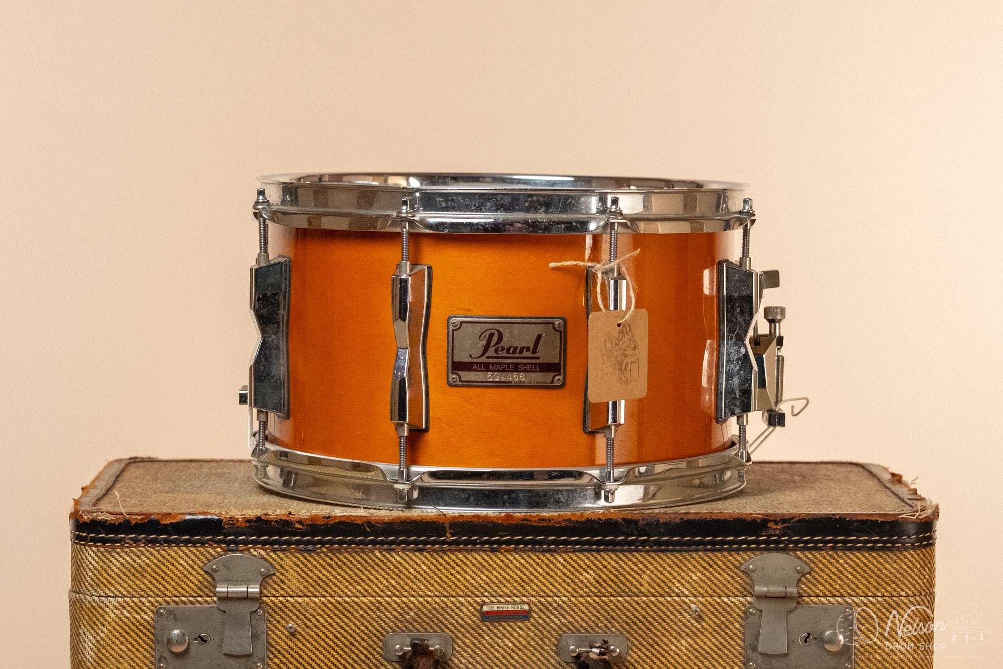 1990s Pearl MLX All Maple Shell in Amber - 7x12