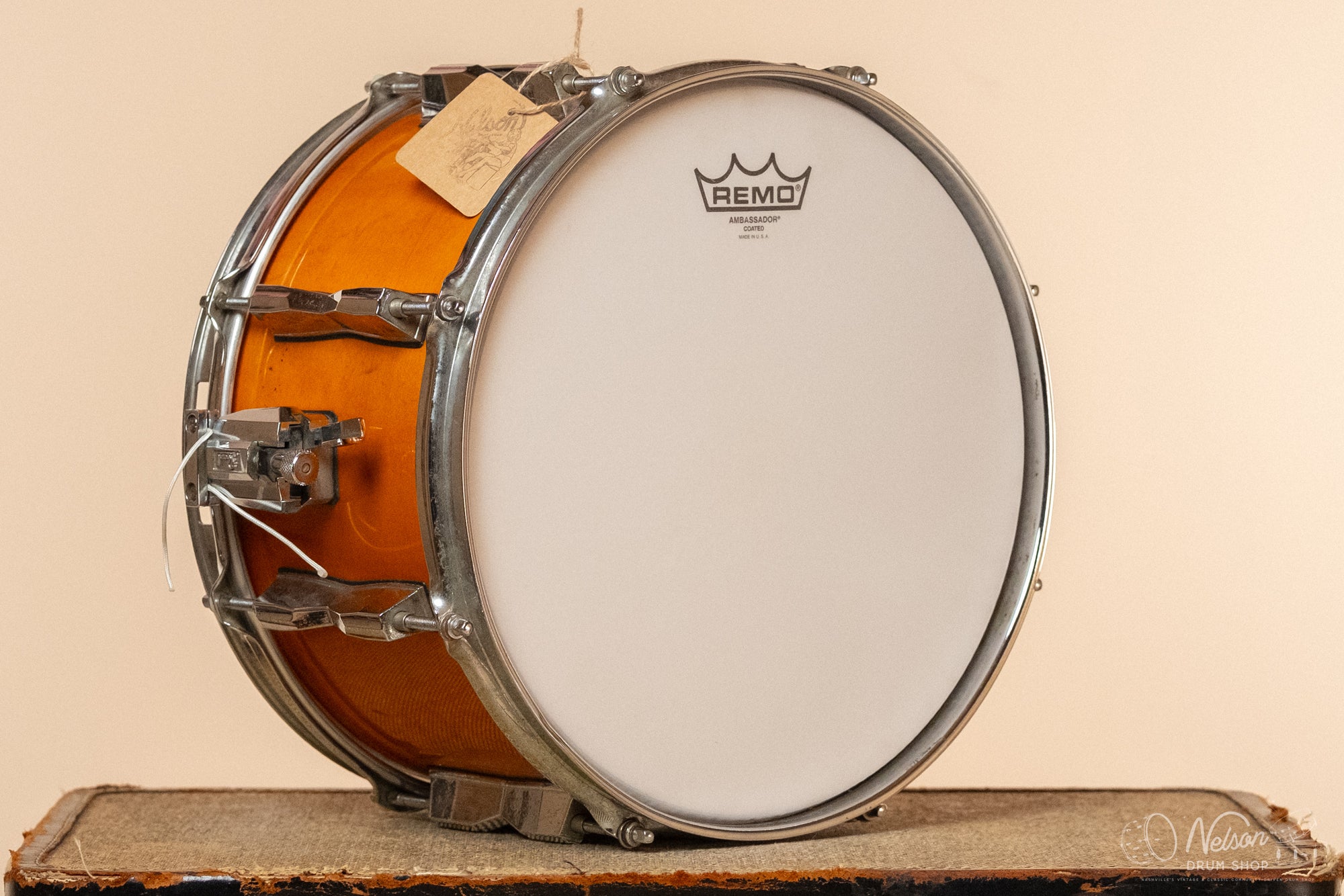 1990s Pearl MLX All Maple Shell in Amber - 7x12