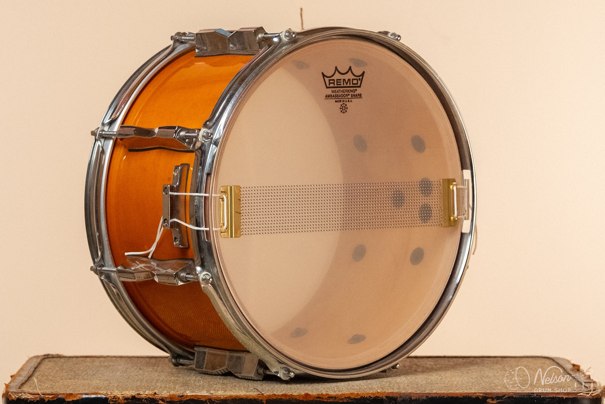 1990s Pearl MLX All Maple Shell in Amber - 7x12