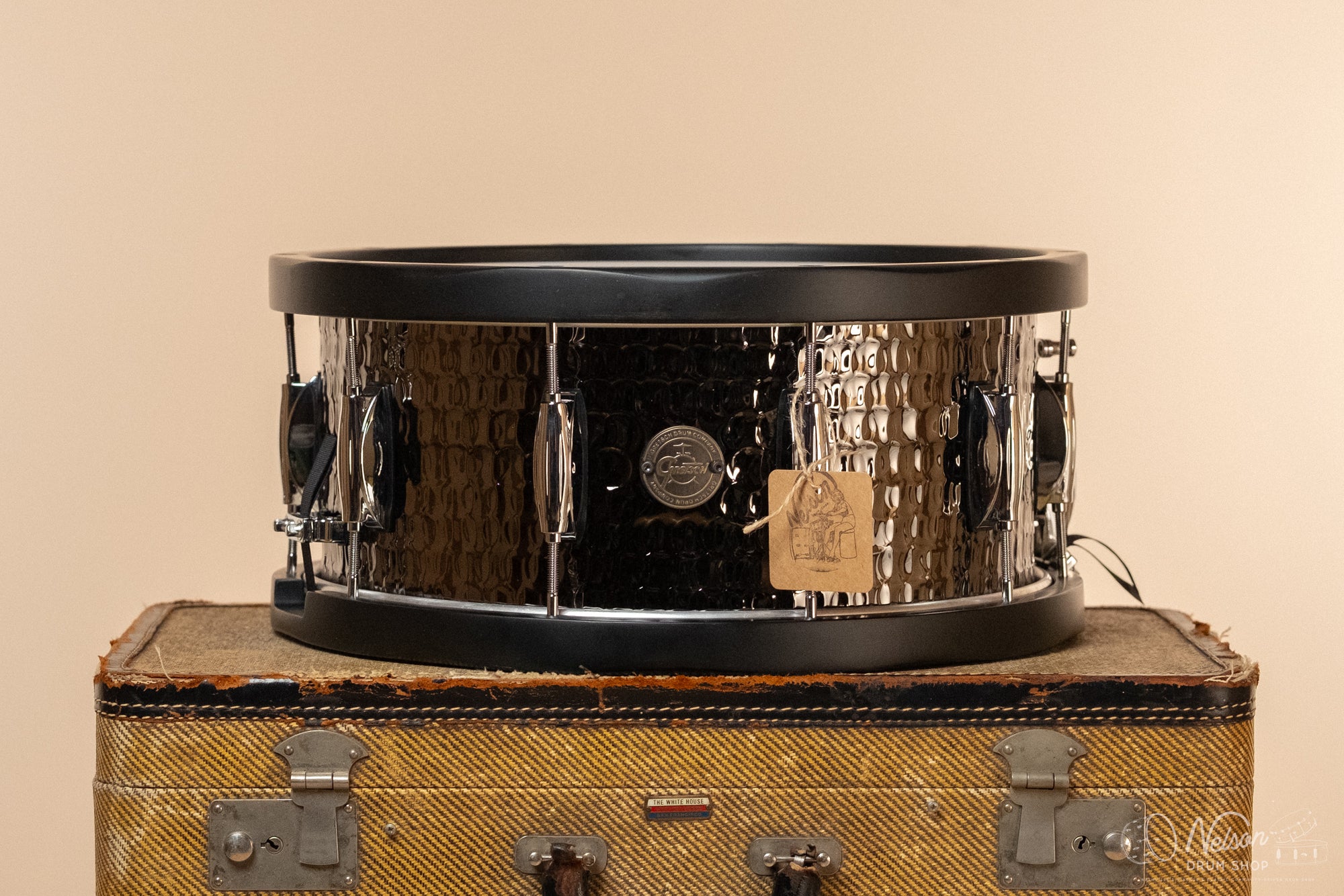 Gretsch Full Range Hammered Black Steel - 6.5x14