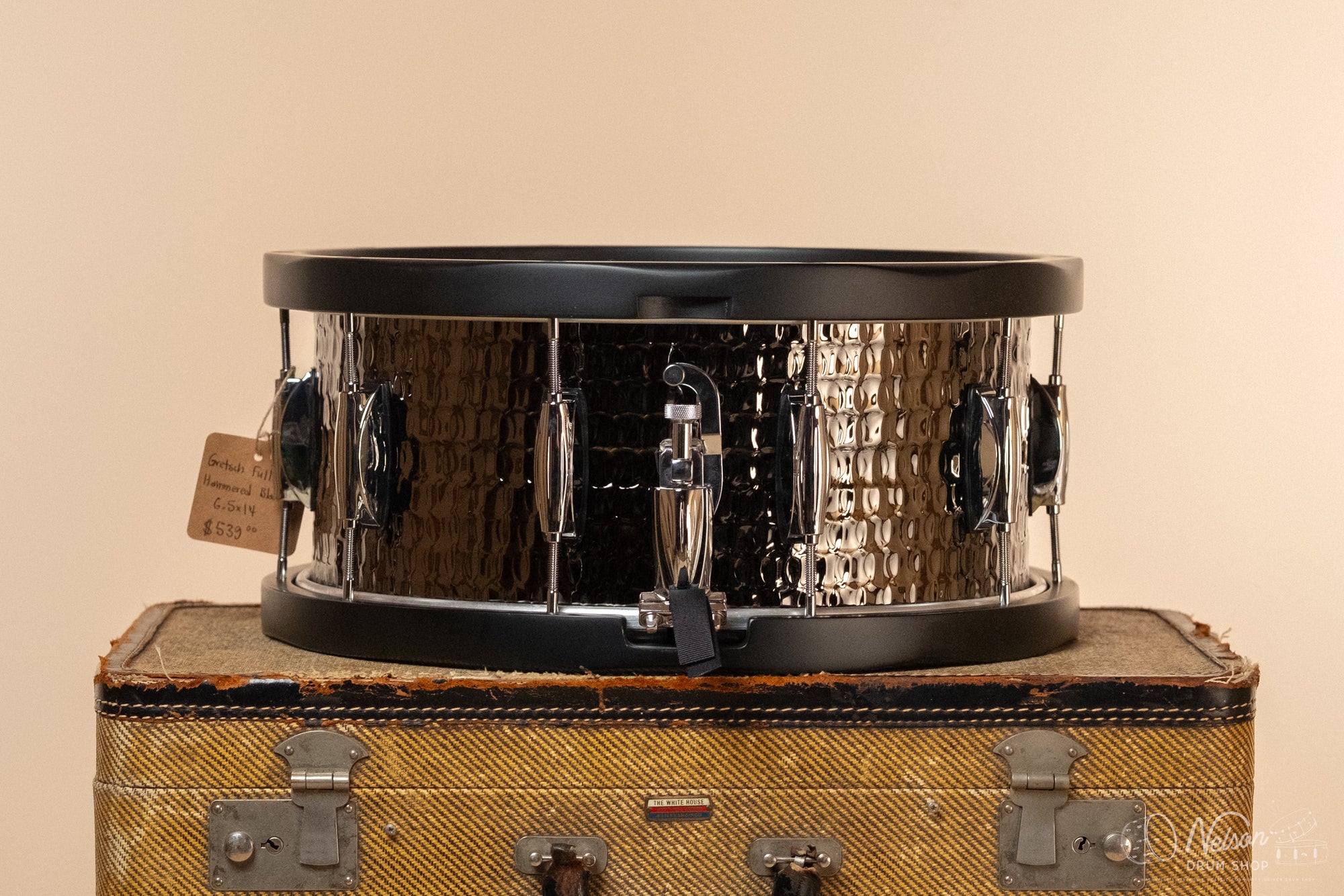 Gretsch Full Range Hammered Black Steel - 6.5x14