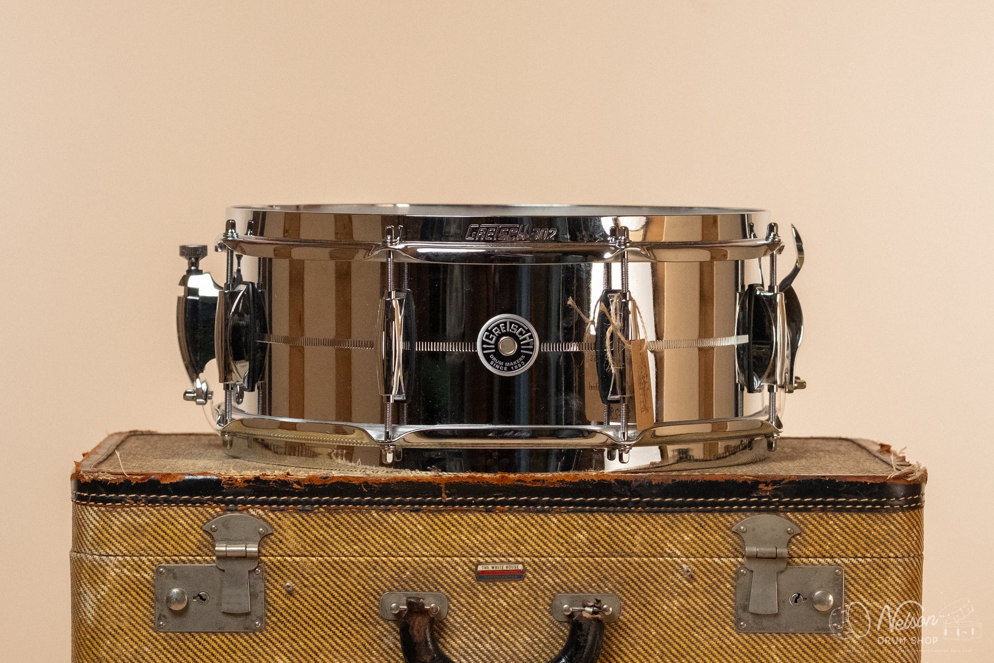 Gretsch GB4165S Brooklyn Chrome Over Steel - 5.5x14