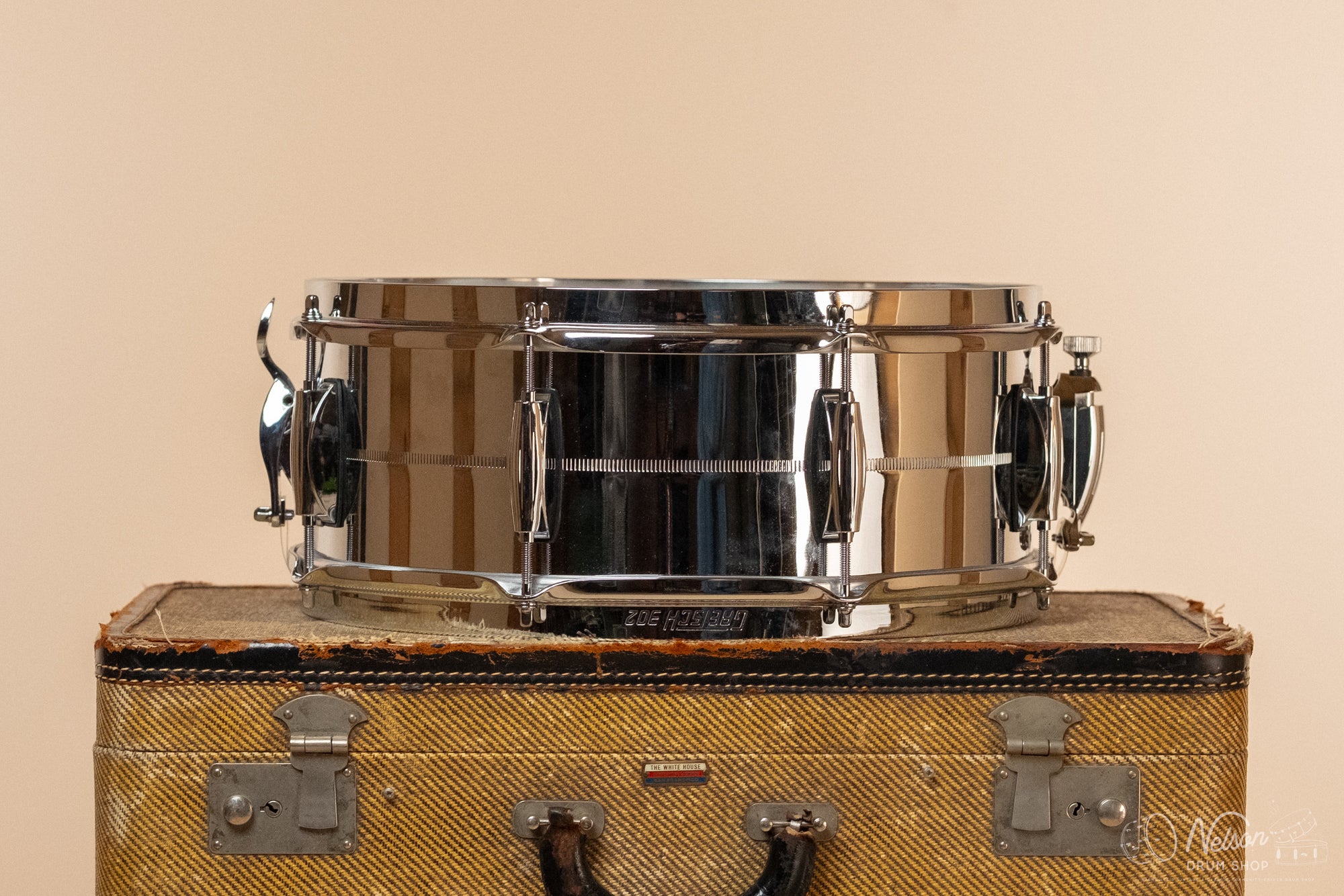 Gretsch GB4165S Brooklyn Chrome Over Steel - 5.5x14