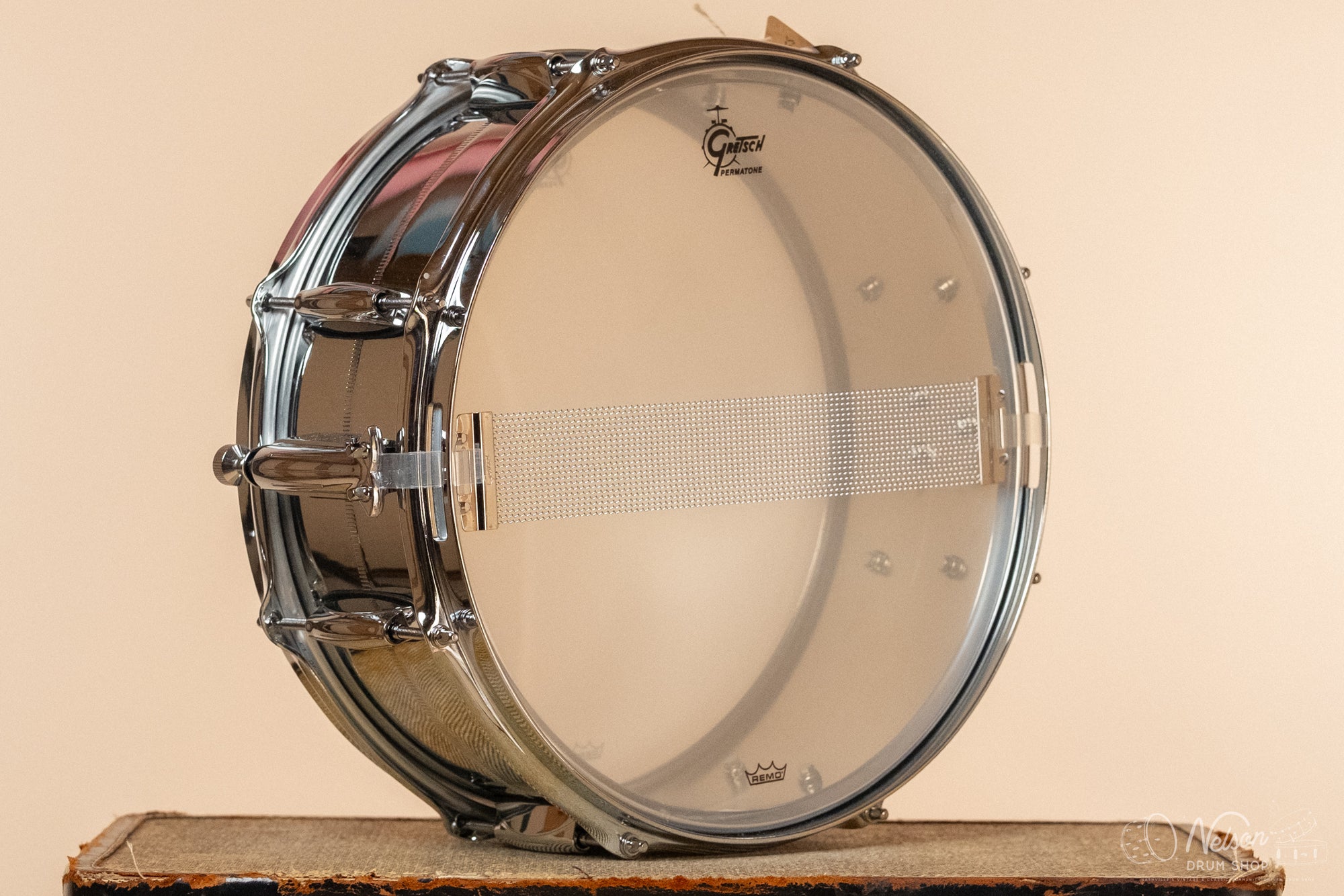 Gretsch GB4165S Brooklyn Chrome Over Steel - 5.5x14