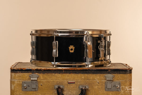 1950s WFL 'Swingster' Refinished in Black Lacquer - 5.5x14"
