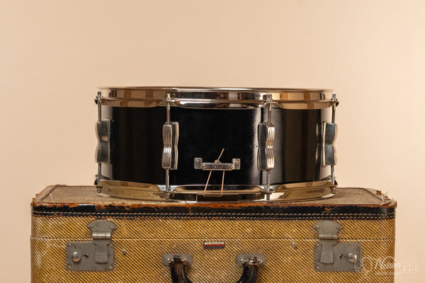 1950s WFL 'Swingster' Refinished in Black Lacquer - 5.5x14"