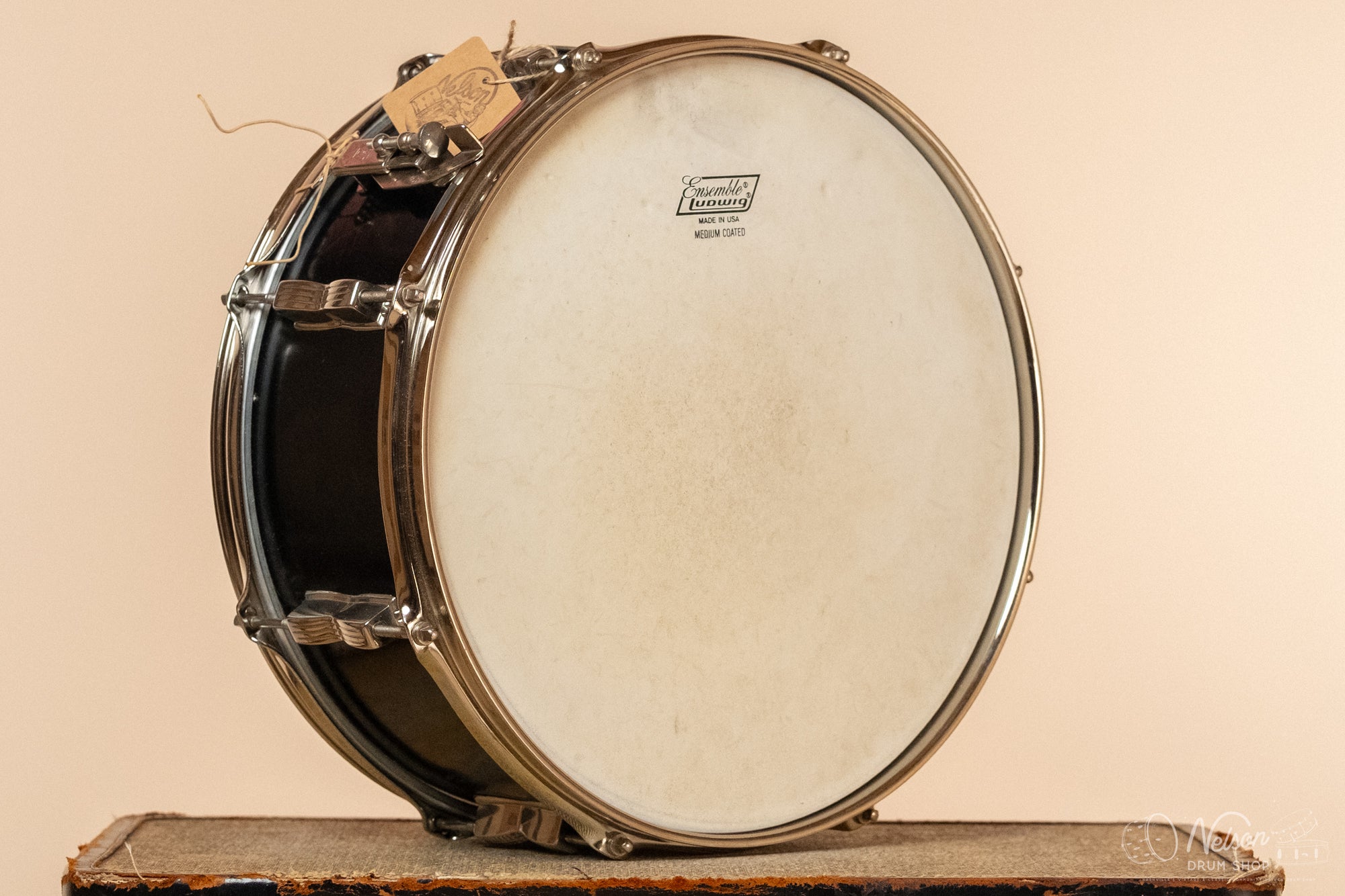 1950s WFL 'Swingster' Refinished in Black Lacquer - 5.5x14"