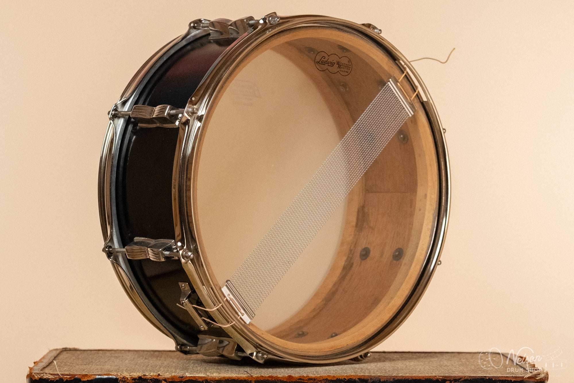 1950s WFL 'Swingster' Refinished in Black Lacquer - 5.5x14"
