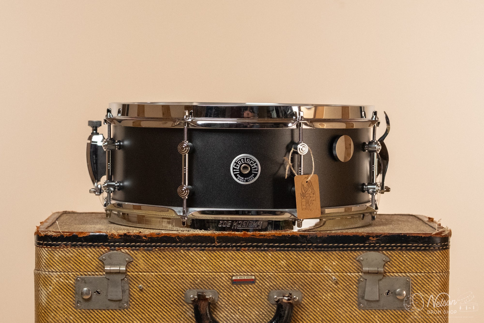 Gretsch GAS5514-ST Brooklyn Standard in Satin Black Metallic - 5.5x14