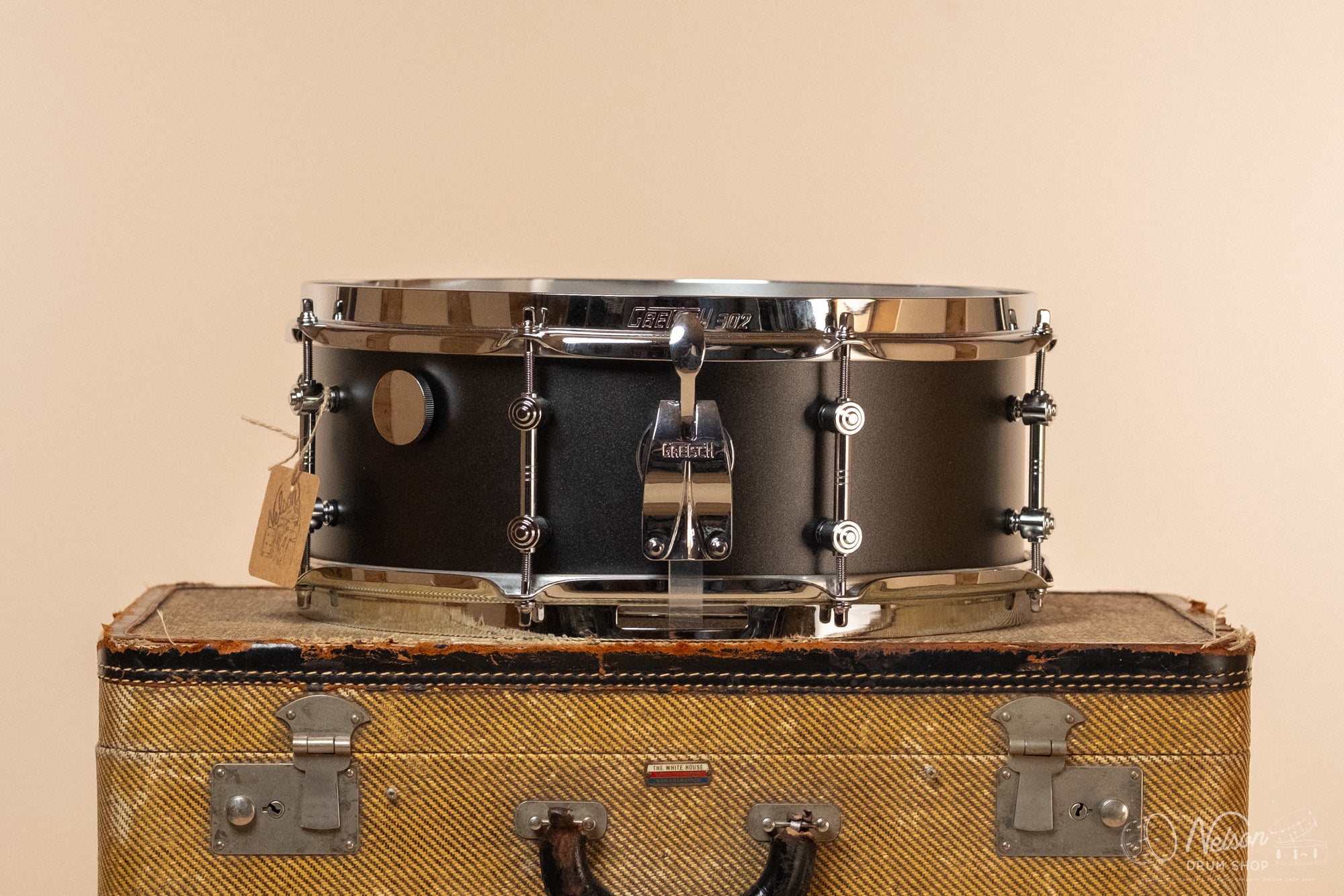 Gretsch GAS5514-ST Brooklyn Standard in Satin Black Metallic - 5.5x14