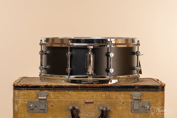 Gretsch GAS5514-ST Brooklyn Standard in Satin Black Metallic - 5.5x14