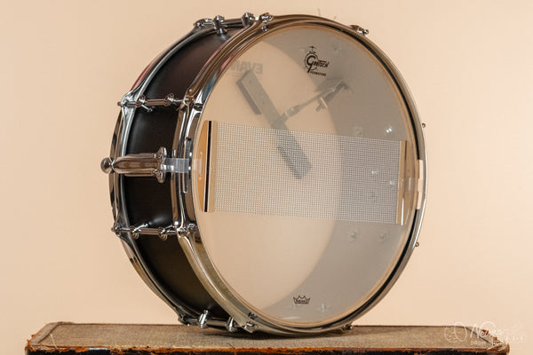 Gretsch GAS5514-ST Brooklyn Standard in Satin Black Metallic - 5.5x14