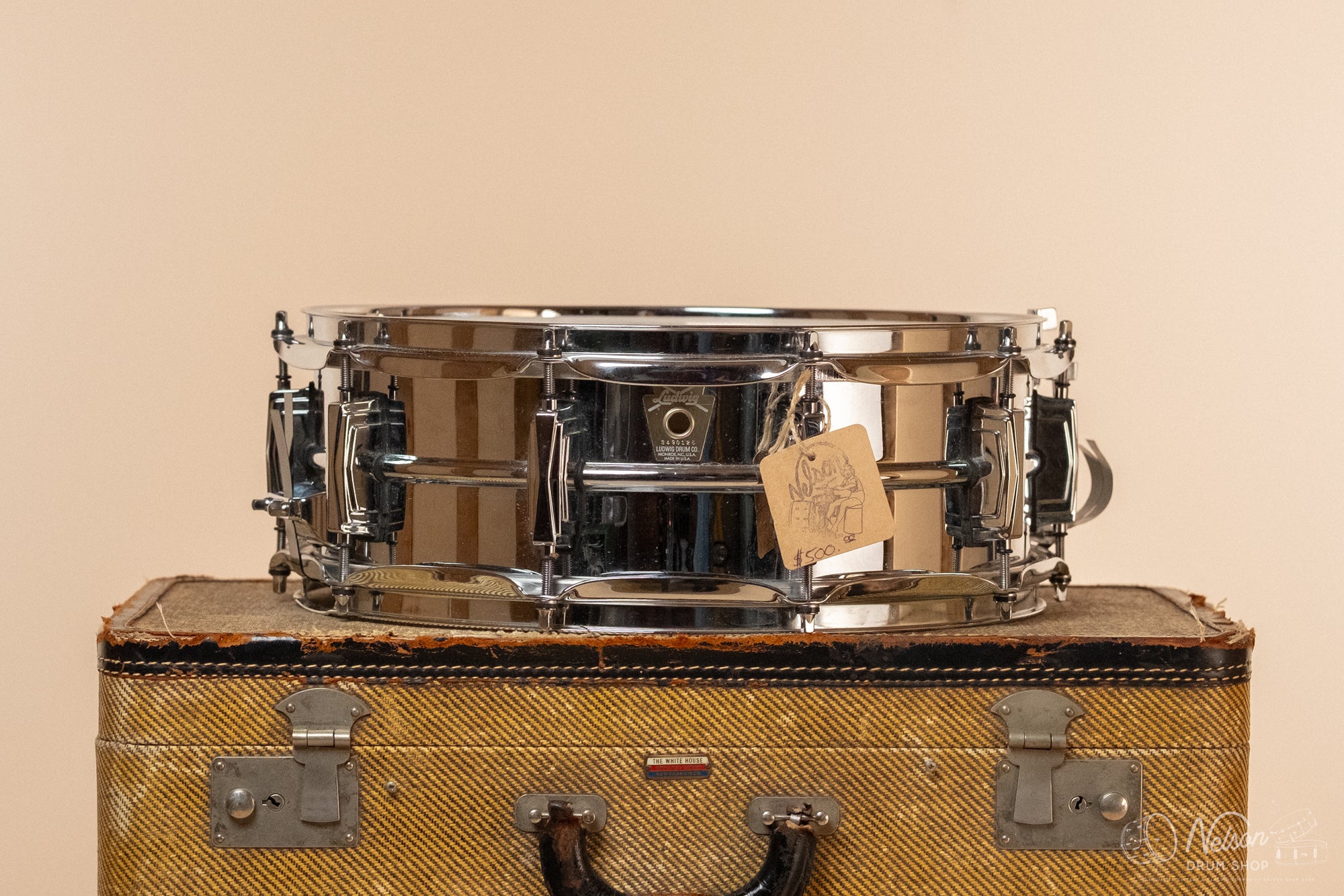 Used Ludwig LB400 Limited Edition 10 lug Snare COB - 5x14