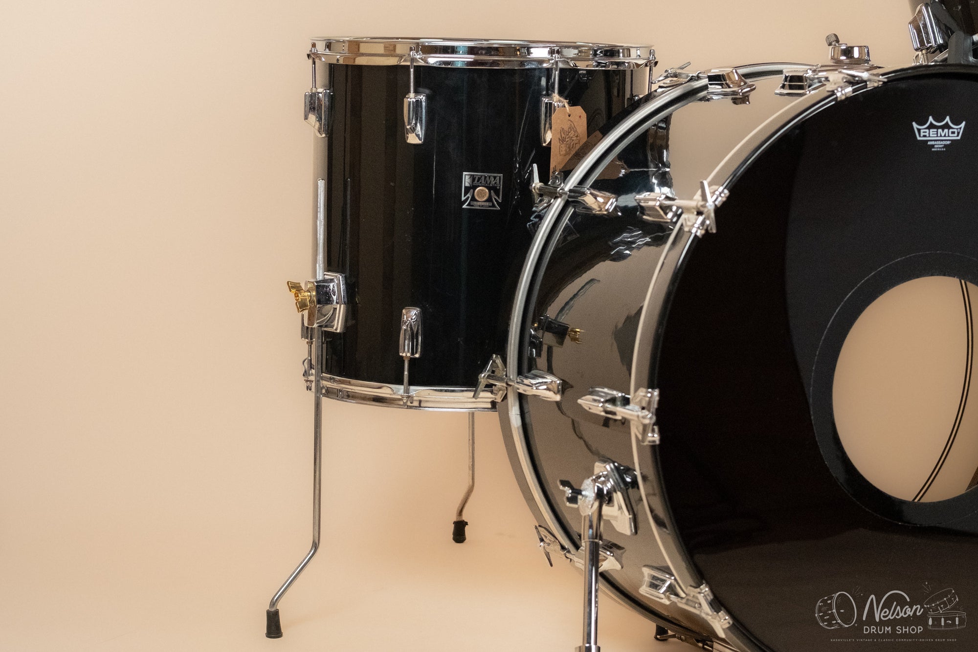 1980s Tama Imperialstar in Black Gloss -14x26, 10x14, 16x16