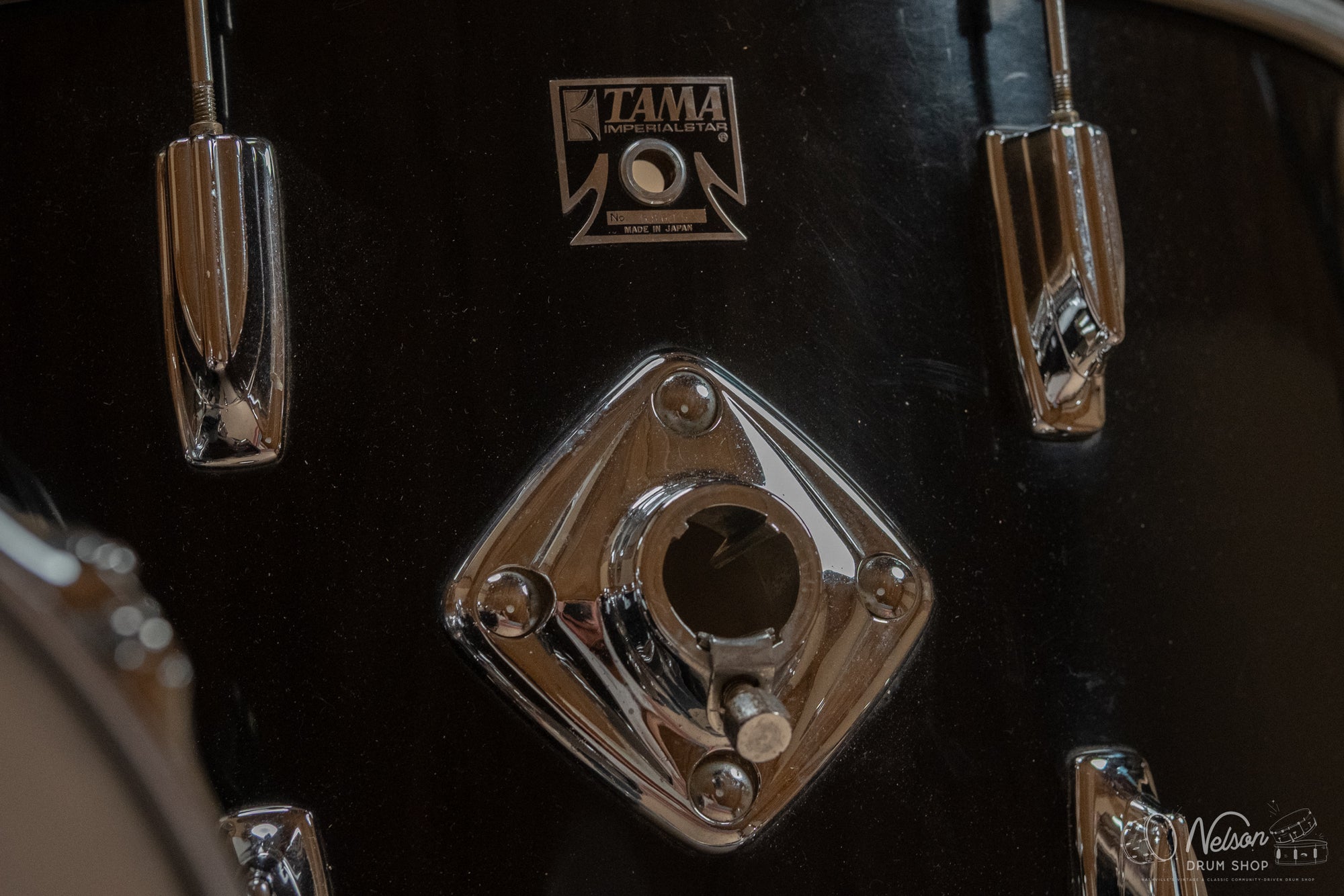 1980s Tama Imperialstar in Black Gloss -14x26, 10x14, 16x16