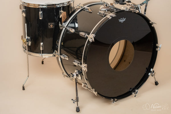 1980s Tama Imperialstar in Black Gloss -14x26, 10x14, 16x16