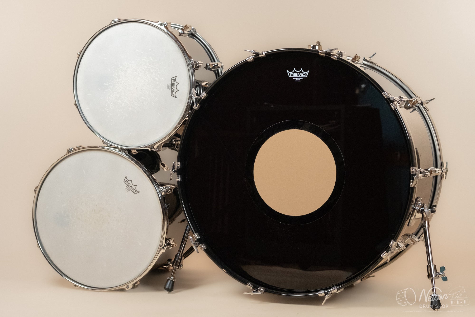 1980s Tama Imperialstar in Black Gloss -14x26, 10x14, 16x16