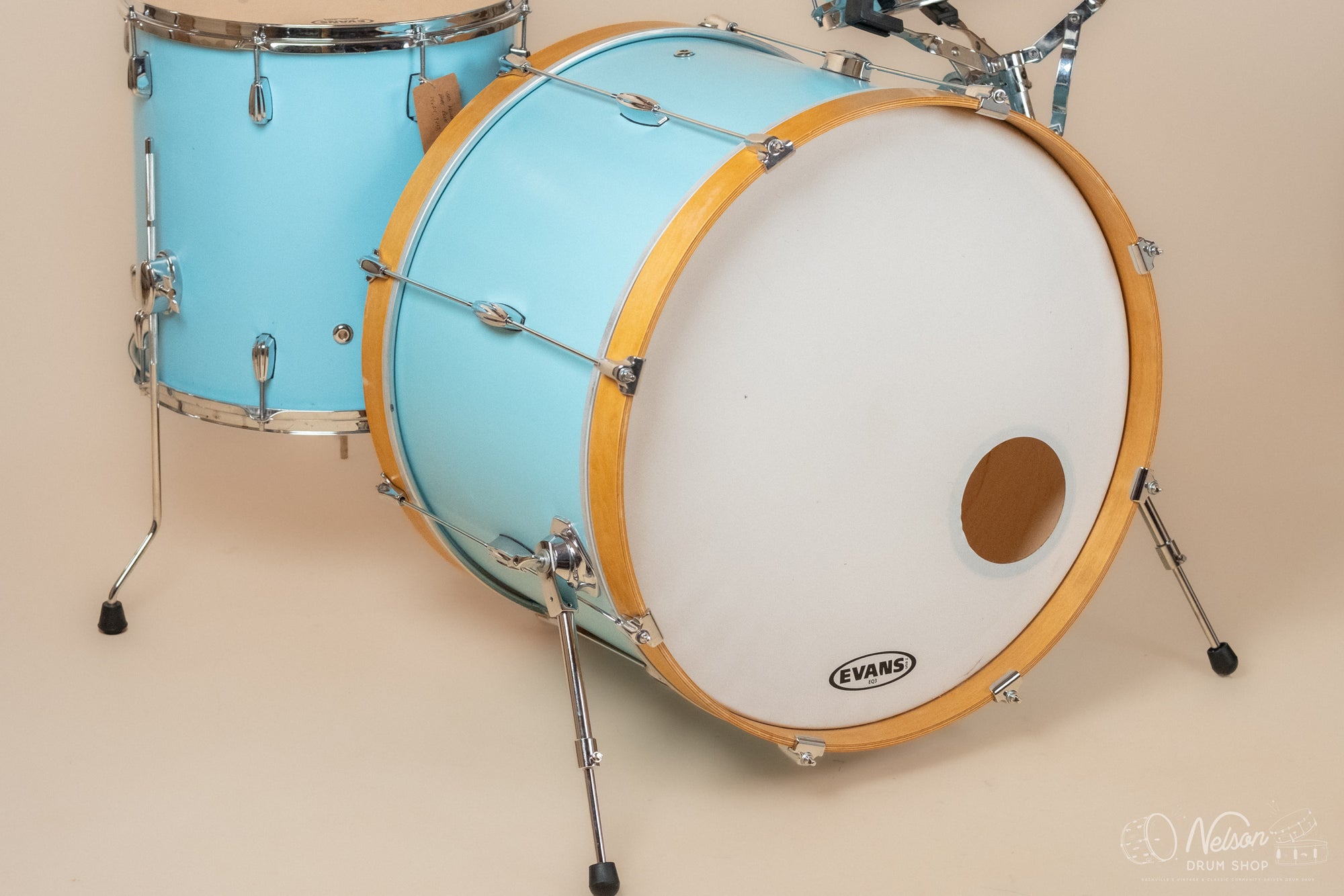 Used Custom Keller Maple in Baby Blue - 14x24, 16x16, 9x13