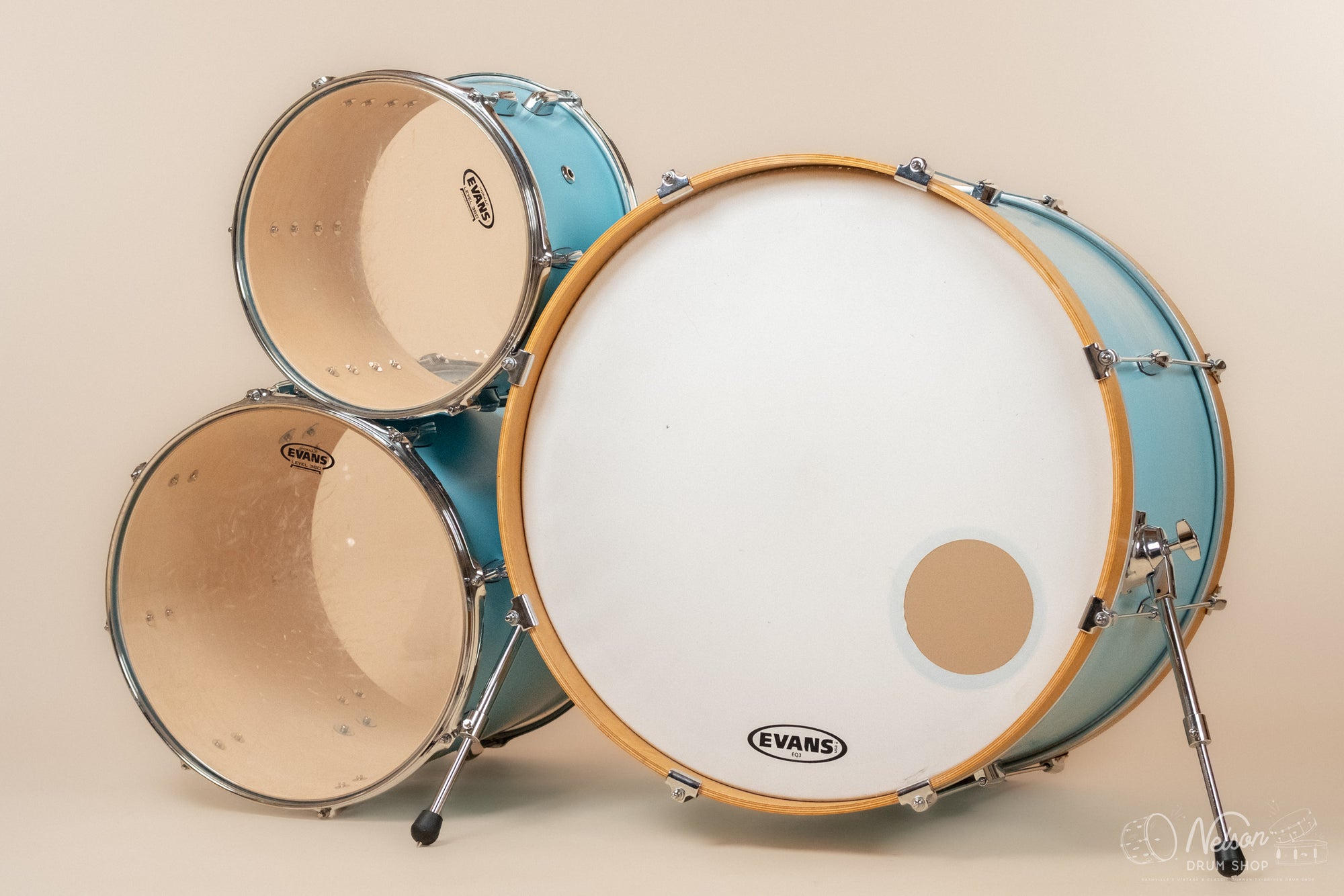 Used Custom Keller Maple in Baby Blue - 14x24, 16x16, 9x13