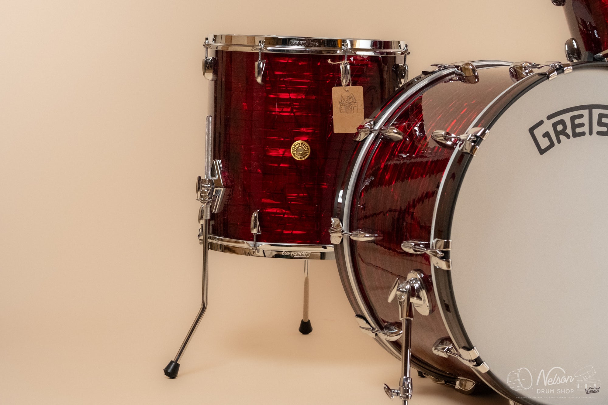 Gretsch USA 'Broadkaster' in Ruby Red Pearl - 14x24, 9x13, 16x16