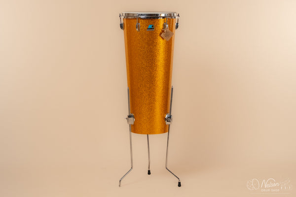 1970s Ludwig Conga w/ legs in Gold Sparkle - 12"