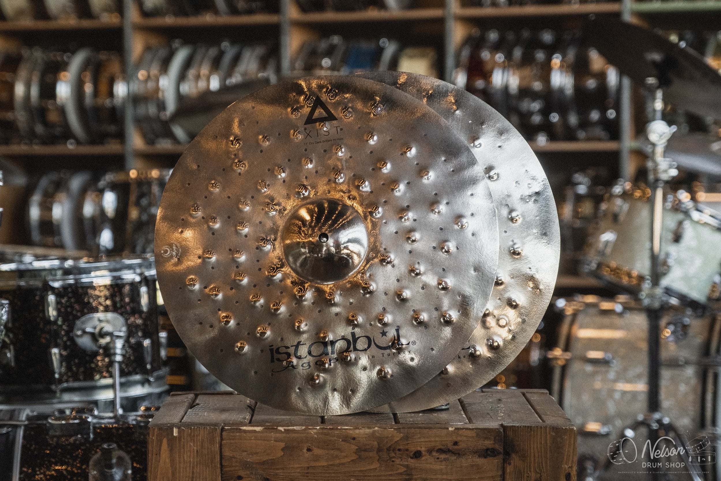 Istanbul Agop Xist Dry Dark Brilliant Hi-Hats - 17